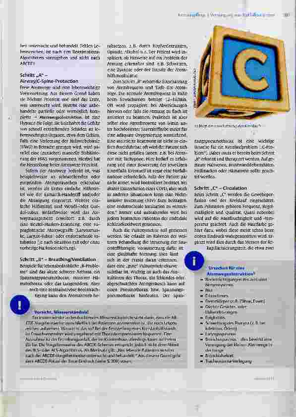 Vorschauseite 3: Das Alphabet der Notfall pflege