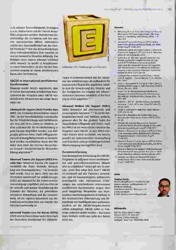 Vorschauseite 5: Das Alphabet der Notfall pflege