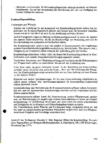 Vorschauseite 4: Überlegungen zum Krankenpflegeberuf