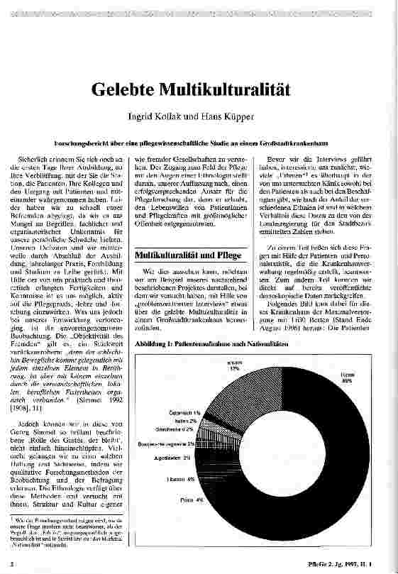 Vorschauseite 1: Gelebte Multikulturalität