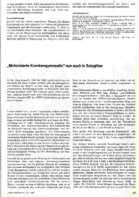 Vorschauseite 5: Das angeborene Hygrom des Halses
