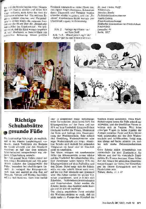 Vorschauseite 2: Kinderfreundliche Gestaltung der Klinikumwelt