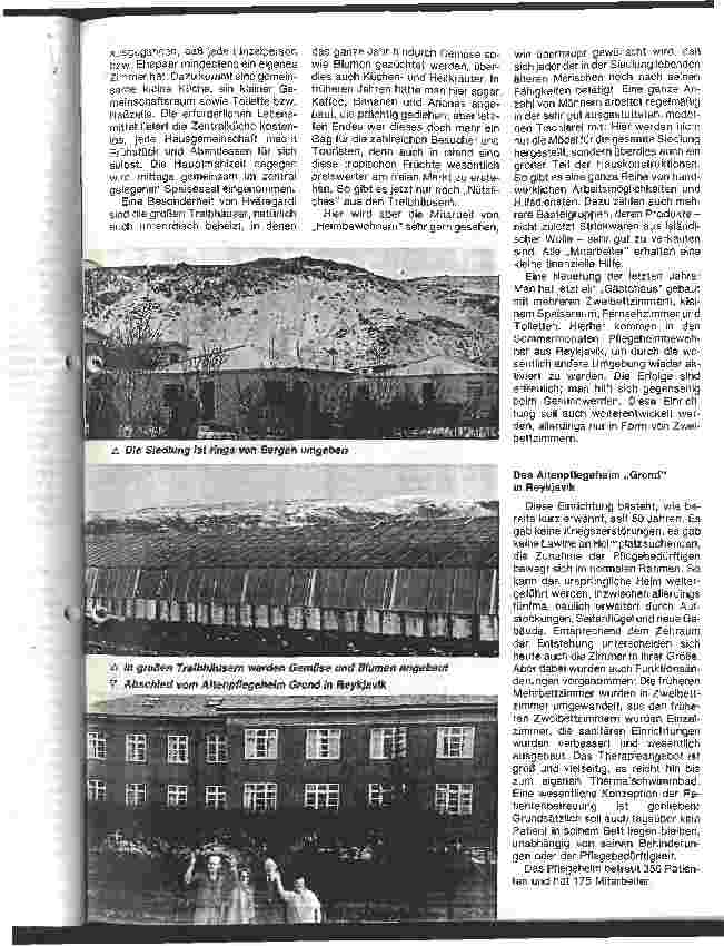Vorschauseite 3: Altenheime in Island: Gemeinschaft ist wichtiger als Öffentlichkeit!