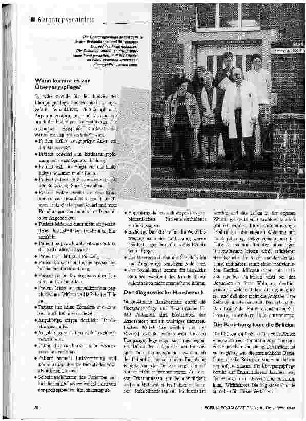 Vorschauseite 2: Die Brücke nach Hause Übergangspflege Berlin-Tempelhof