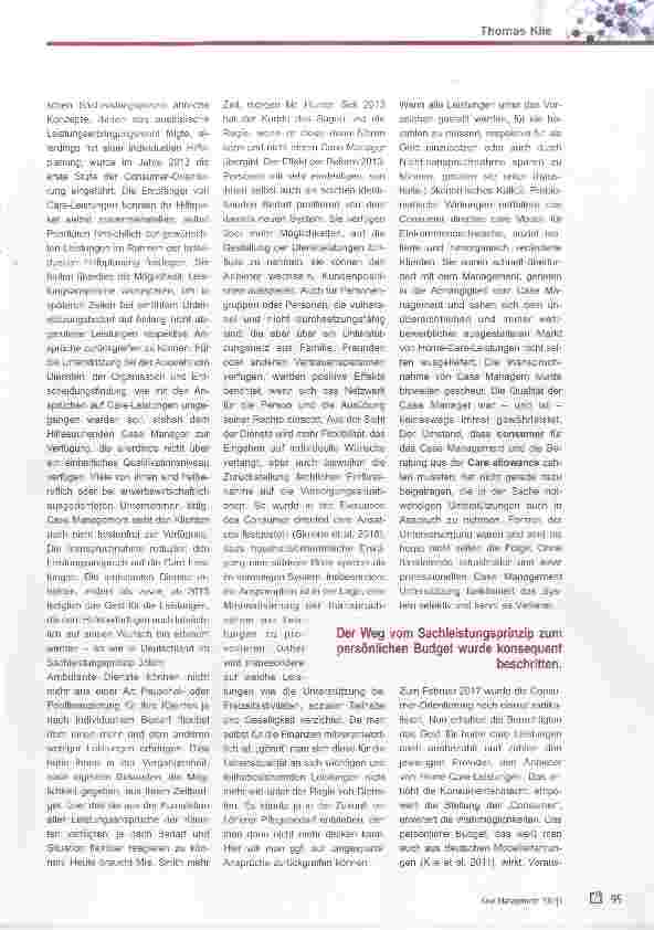 Vorschauseite 2: Erfahrungen mit Consumer Directed Care in Australien