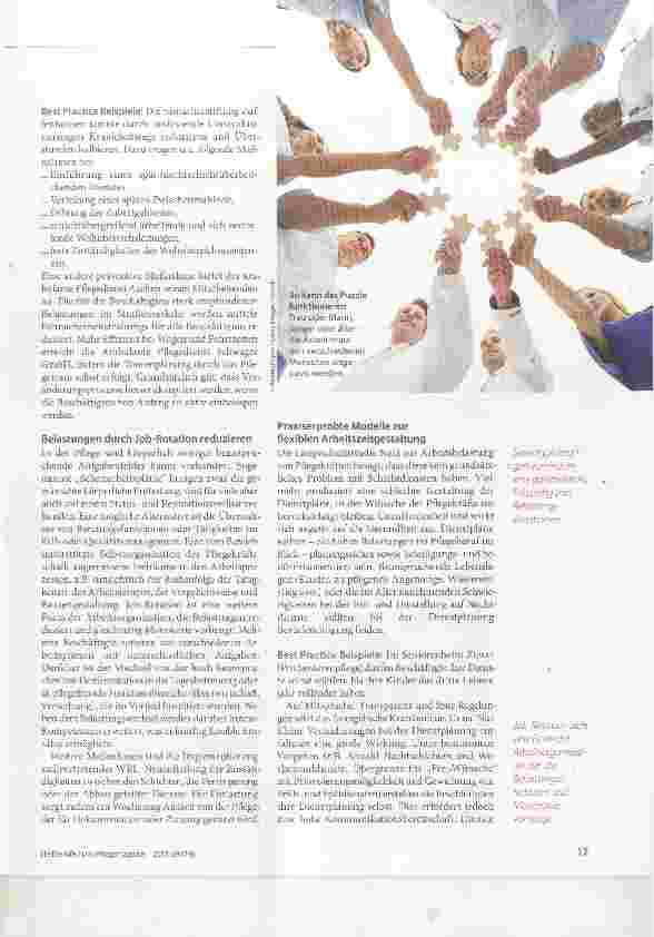 Vorschauseite 2: Arbeitsorganisation - alternsund gendergerecht
