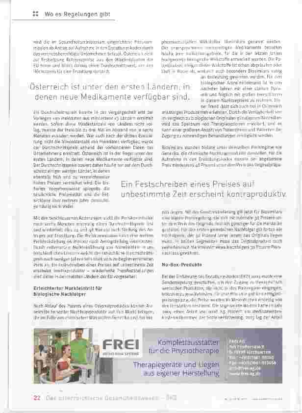 Vorschauseite 2: Über die „Kostenbremse für teure Medikamente“
