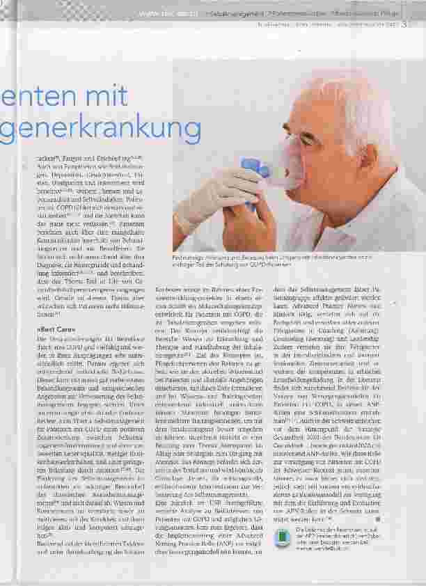 Vorschauseite 2: Selbstmanagement bei Patienten mit Chronisch Obstruktiver Lungenerkrankung