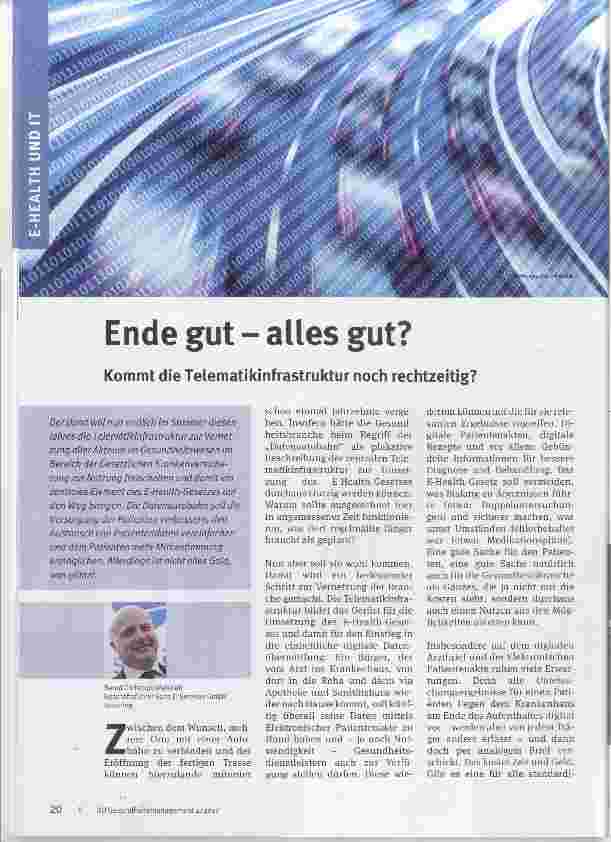 Vorschauseite 1: Ende gut alles gut?
