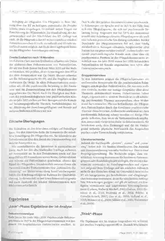 Vorschauseite 5: Einführung des Belastungsthermometers auf einer onkologischen Station