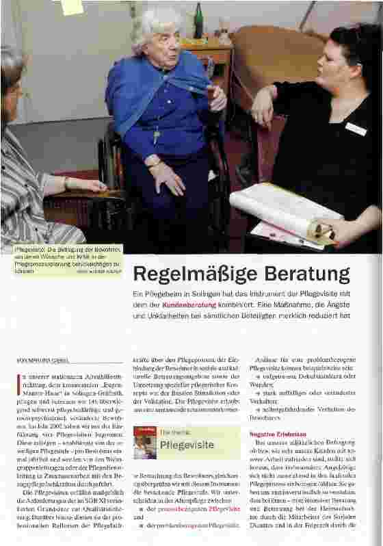 Vorschauseite 1: Regelmäßige Beratung