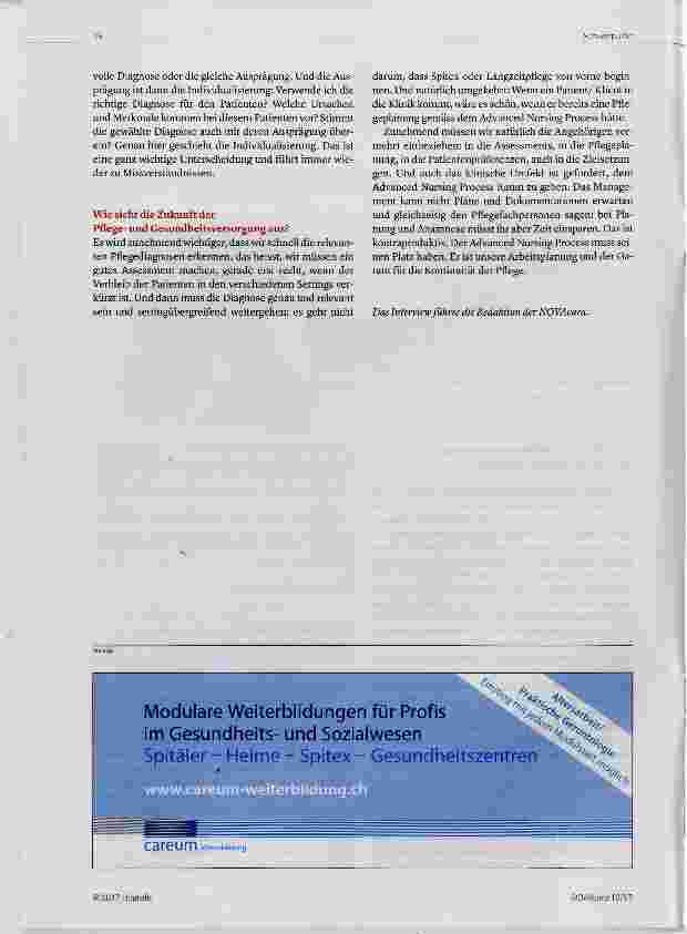 Vorschauseite 3: Von Spitälern bis zur Spitex