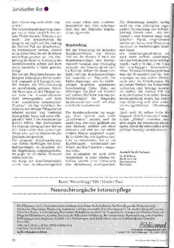 Vorschauseite 3: Umsetzung, Versetzung, Abmahnung und Änderungskündigung