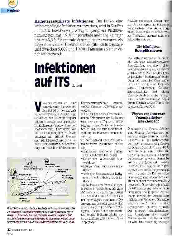 Vorschauseite 1: Infektionen auf ITS