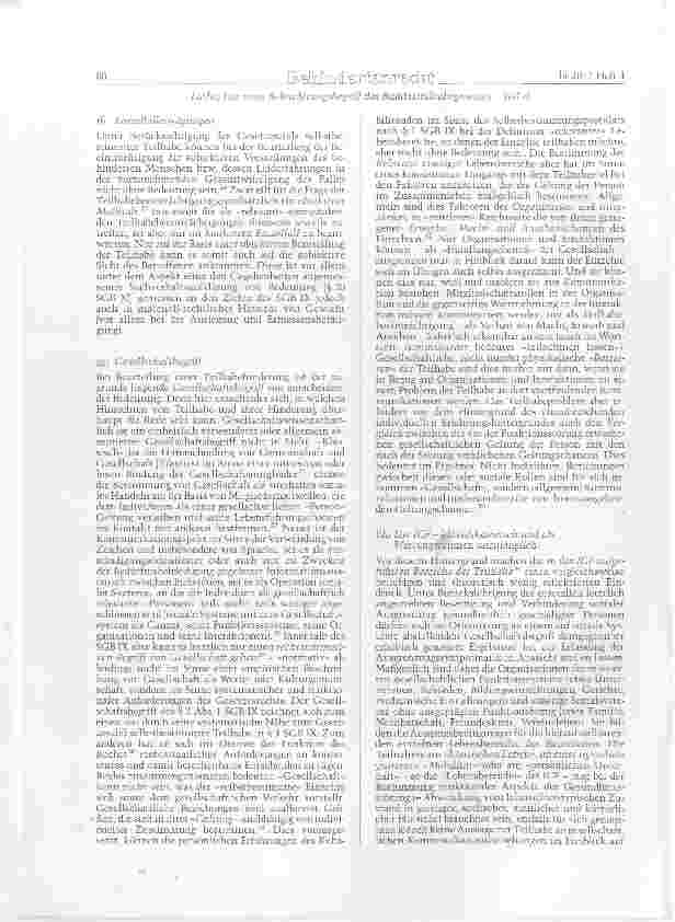 Vorschauseite 4: Der neue Behinderungsbegriff des Bundesteilhabegesetzes(§ 2 Abs. 1 SGB K) Teiln