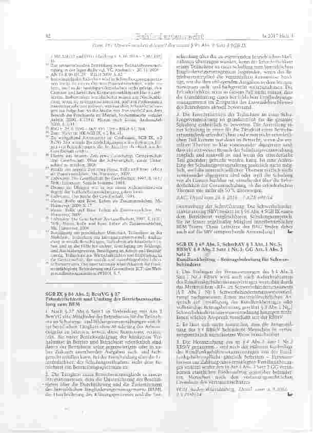Vorschauseite 6: Der neue Behinderungsbegriff des Bundesteilhabegesetzes(§ 2 Abs. 1 SGB K) Teiln