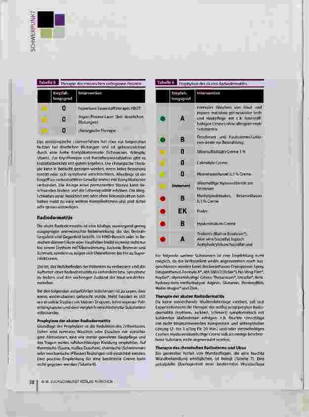 Vorschauseite 3: Supportive Maßnahmen in der Radioonkologie