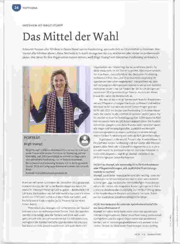 Vorschauseite 1: Das Mittel der Wahl