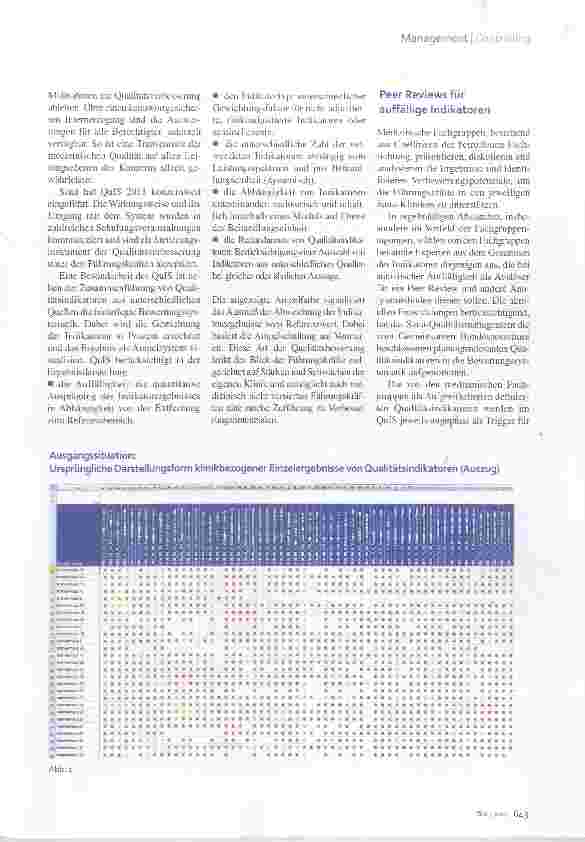Vorschauseite 2: Sana: Monitoring und Steuerung von Qualität Auf den Punkt gebracht