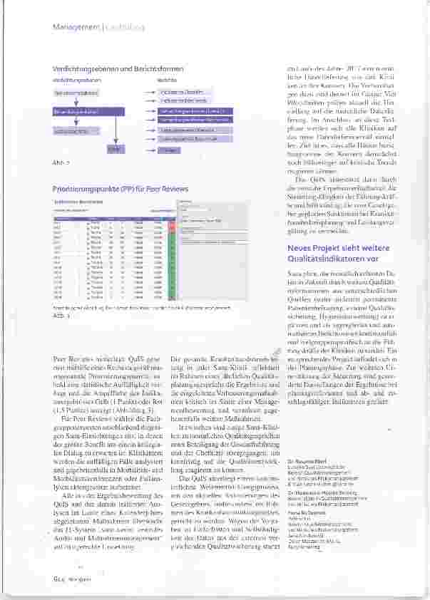 Vorschauseite 3: Sana: Monitoring und Steuerung von Qualität Auf den Punkt gebracht
