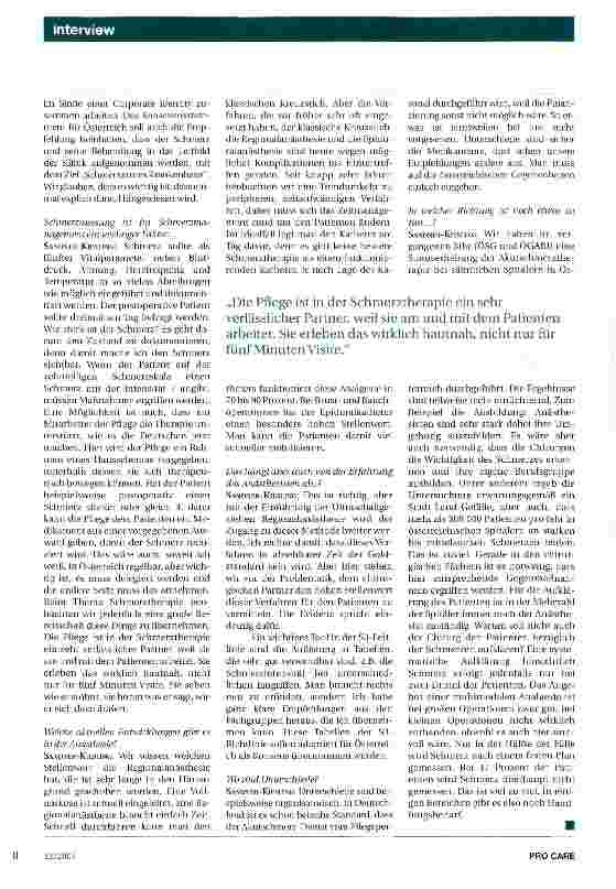 Vorschauseite 3: Schmerz geht nicht nur den Anästhesisten an!