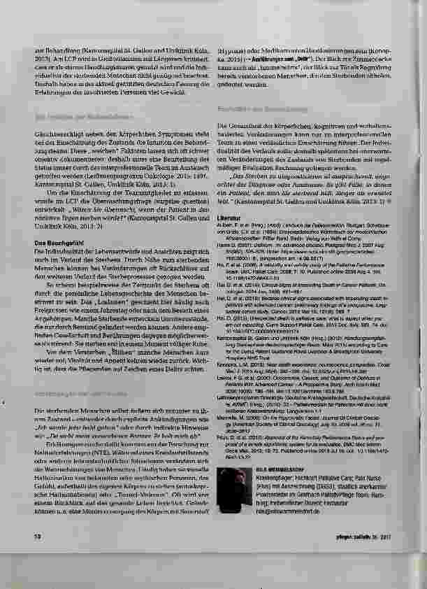 Vorschauseite 3: Zeichen des nahen Todes