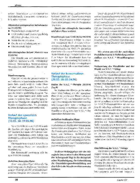 Vorschauseite 2: Neue Wege in der Wundbehandlung
