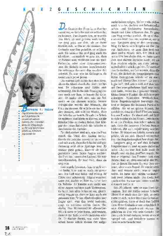 Vorschauseite 1: Beängstigende Gedanken Kurzgeschichten