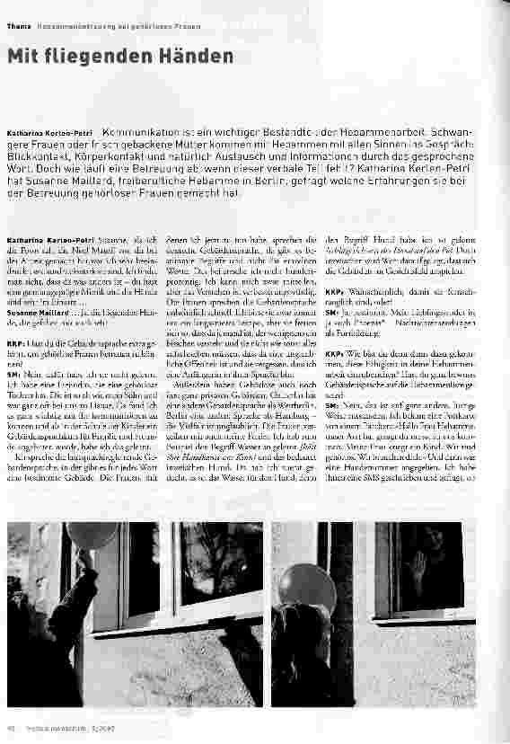 Vorschauseite 1: Mit fliegenden Händen