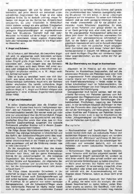 Vorschauseite 4: Angst im Krankenhaus