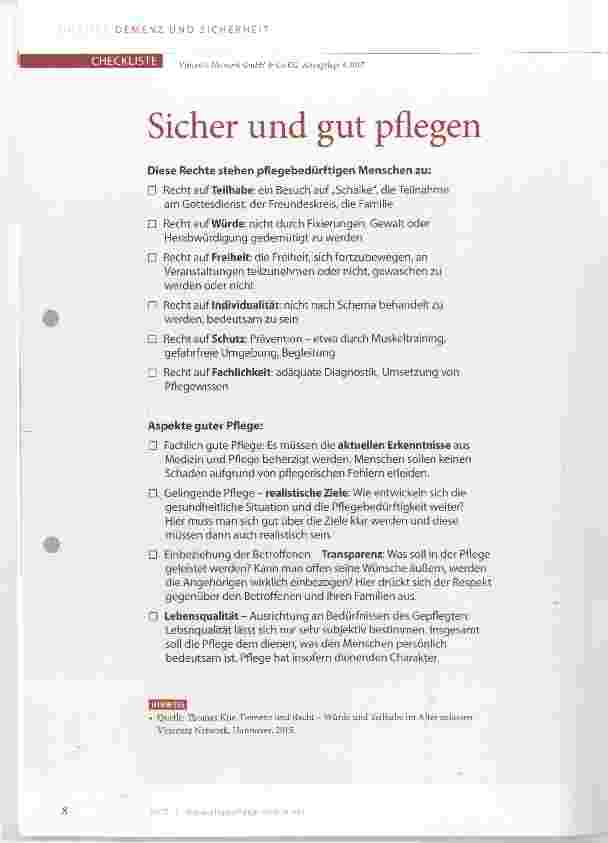 Vorschauseite 3: Freiheit und Fürsorge