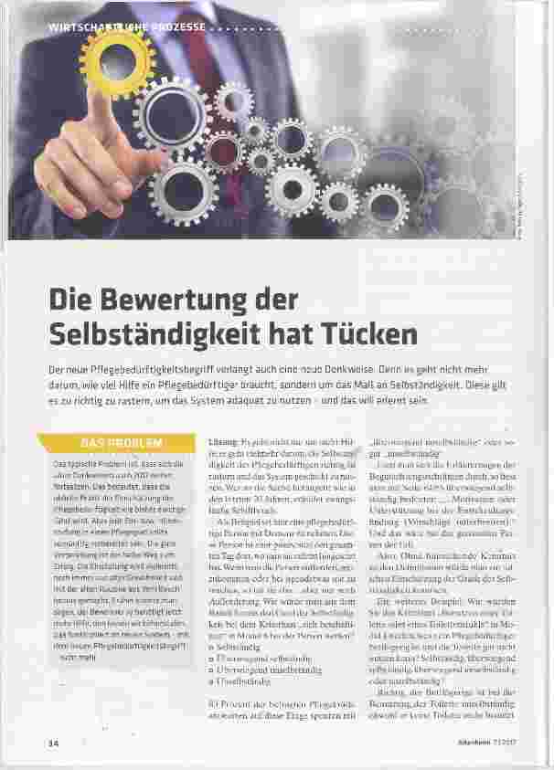 Vorschauseite 1: Die Bewertung der Selbständigkeit hat Tücken