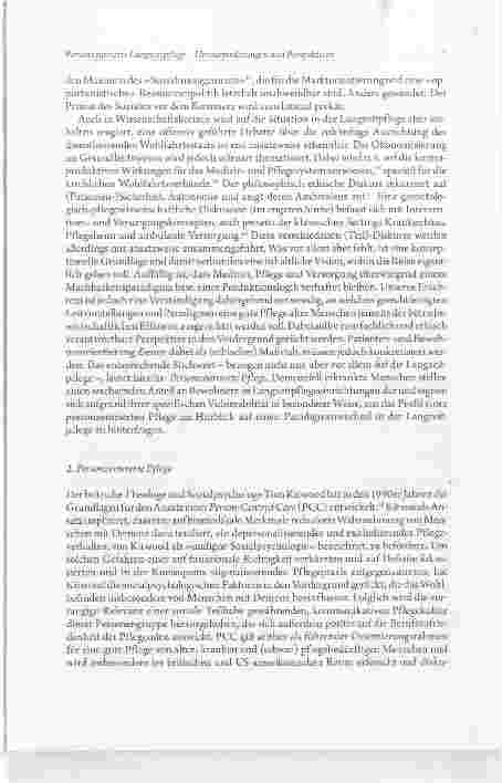 Vorschauseite 5: Personzentrierte Langzeitpflege Herausforderungen und Perspektiven