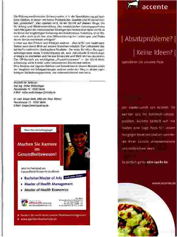 Vorschauseite 3: Take-off im OP