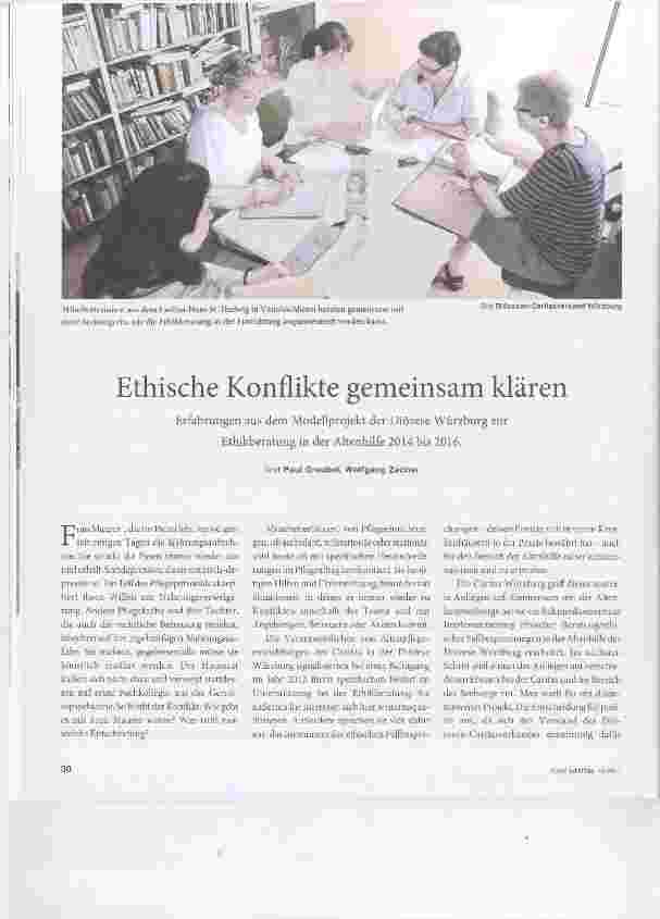 Vorschauseite 1: Ethische Konflikte gemeinsam klären