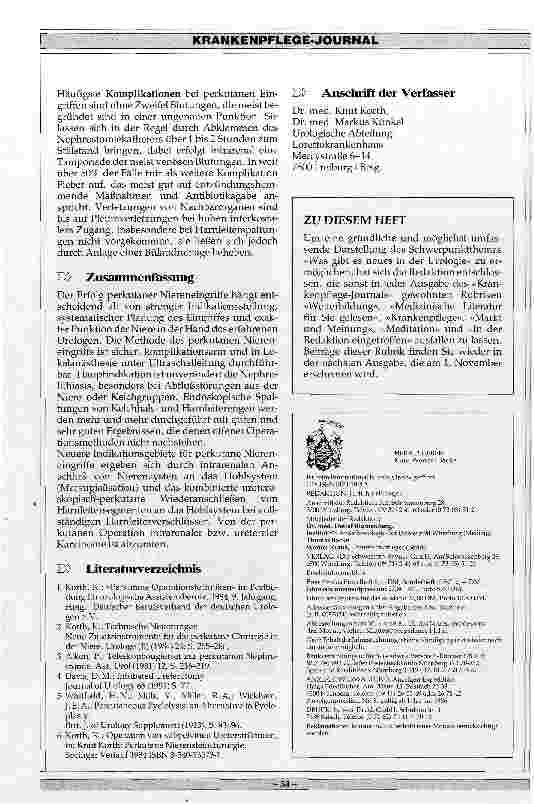 Vorschauseite 5: Perkutane Niereneingriffe
