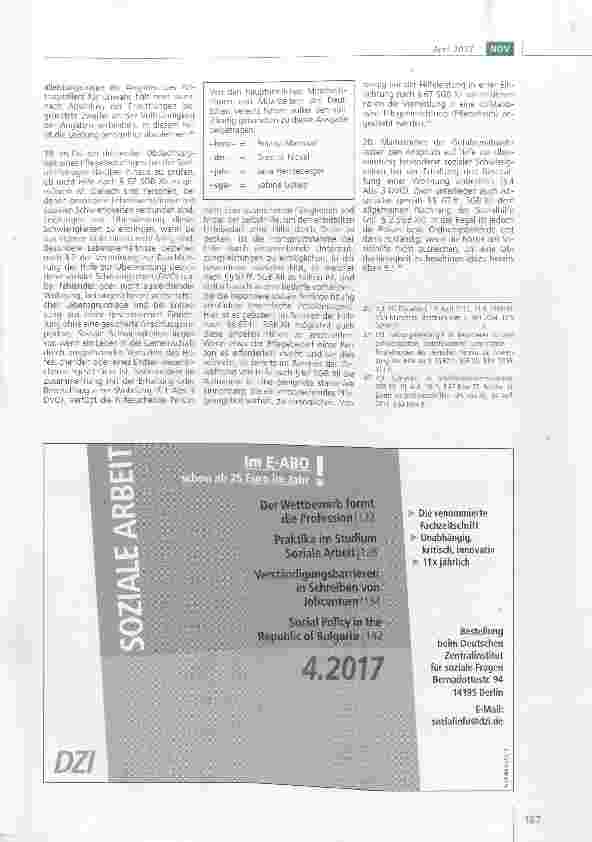 Vorschauseite 4: Zur Frage der Kostentragung bei ordnungsbehördlicher Wiedereinweisung in ein Pflegeheim