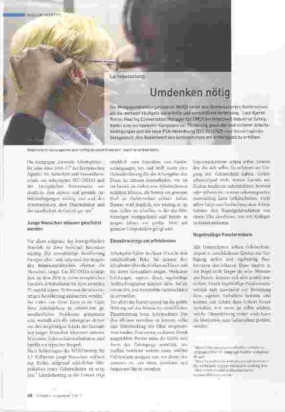 Vorschauseite 1: Umdenken nötig