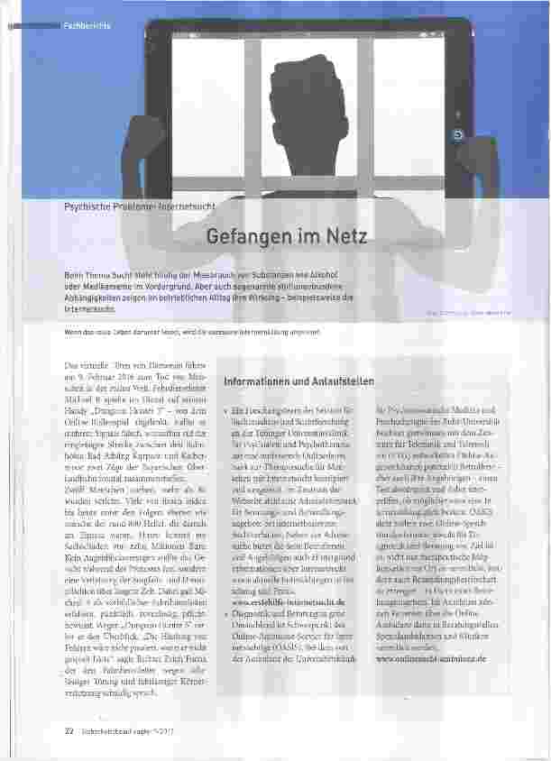 Vorschauseite 1: Gefangen im Netz