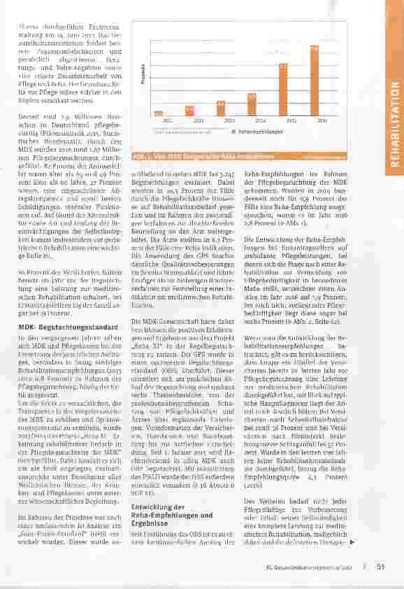 Vorschauseite 2: Rehabilitation vor und bei Pflege
