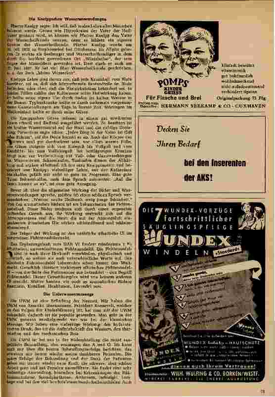 Vorschauseite 3: Die Hydrotherapie