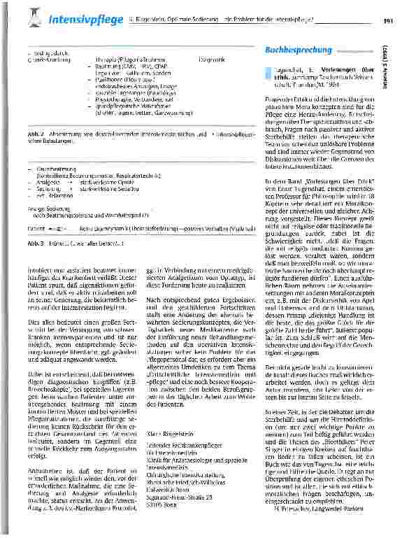 Vorschauseite 2: Optimale Sedierung - ein Problem für die Intensivpflege?