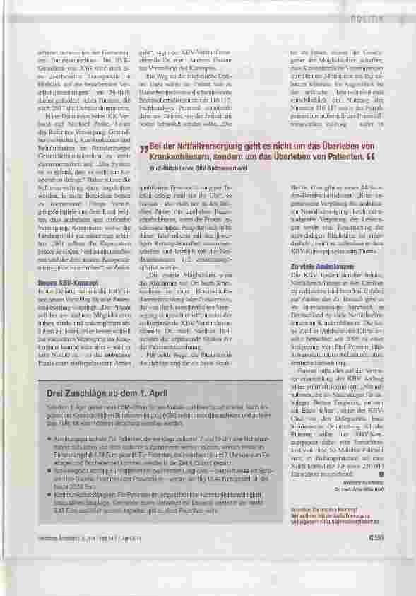 Vorschauseite 3: Kooperationen nicht in Sicht