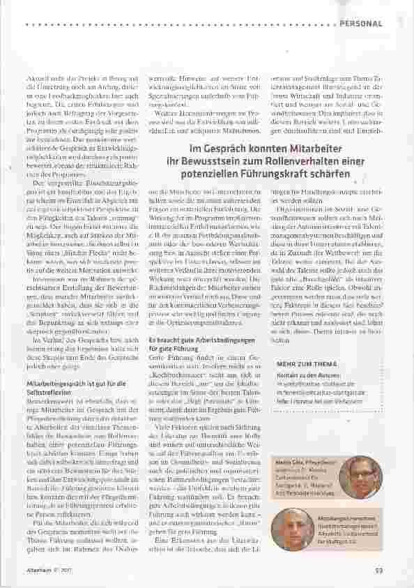 Vorschauseite 4: Führung braucht Talente