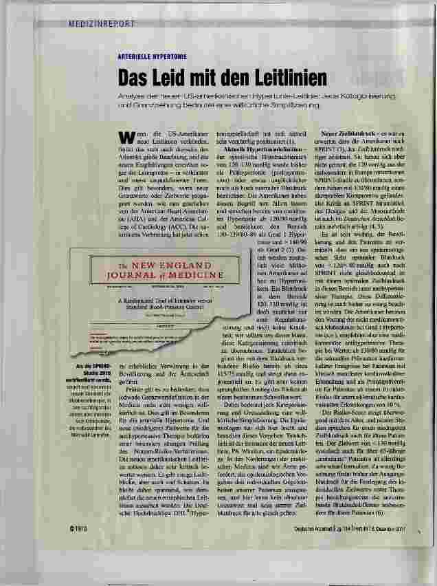Vorschauseite 1: Das Leid mit den Leitlinien
