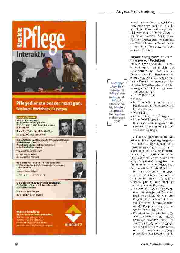 Vorschauseite 3: Familien im Bereich Gesundheit unterstützen