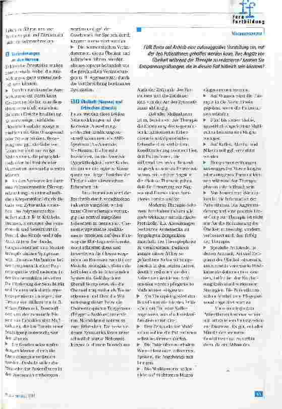 Vorschauseite 3: Pflege und Betreuung von chemotherapierten PatientInnen