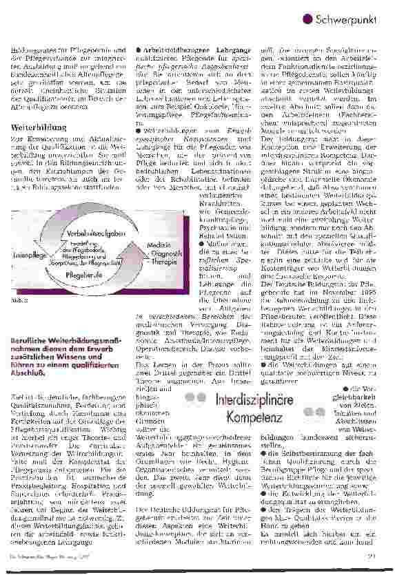 Vorschauseite 4: Anforderungen an eine zukunftsorientierte Aus-, Fortund Weiterbildung in der Pflege