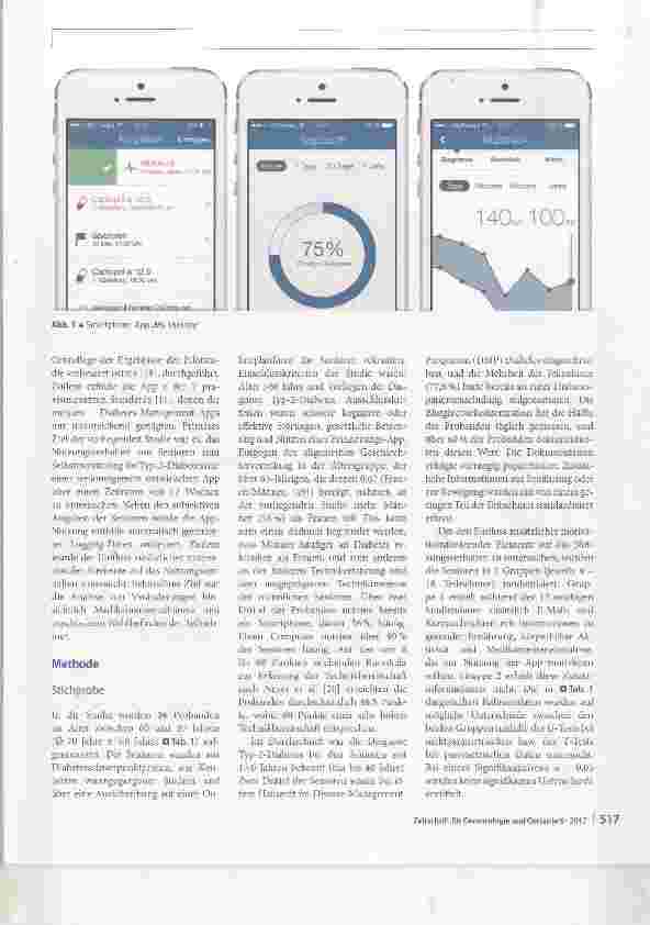 Vorschauseite 2: App-basiertes Selbstmonitoring bei Typ-2-Diabetes