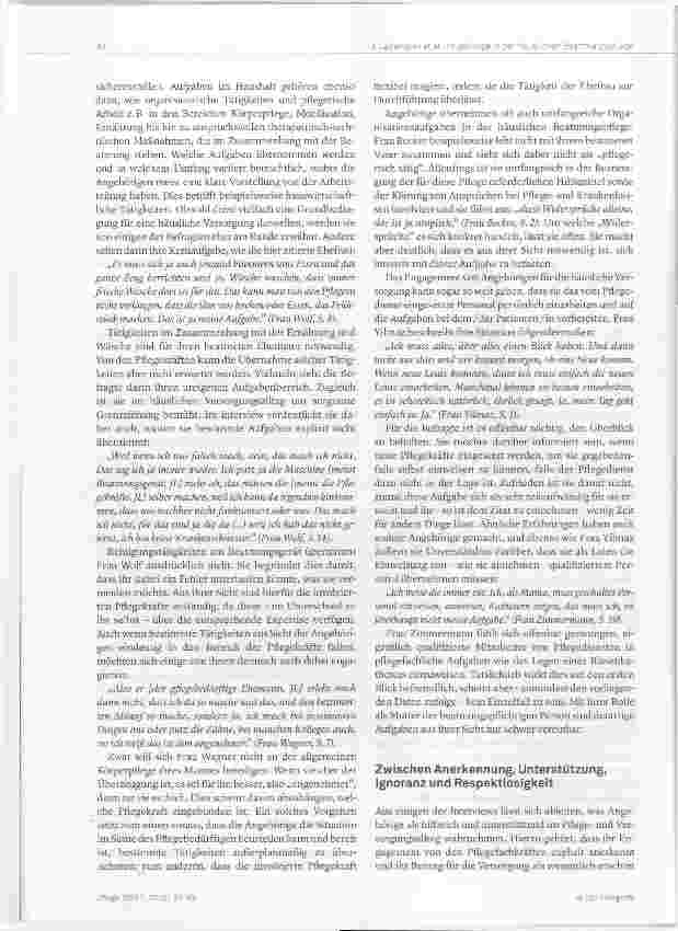 Vorschauseite 4: Die Perspektive Angehöriger in der häuslichen Beatmungspflege